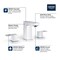 Grohe 8-in. Widespread 2-Handle S-Size Bathroom Faucet 1.2 Gpm, Black 20370243A - alternate 2